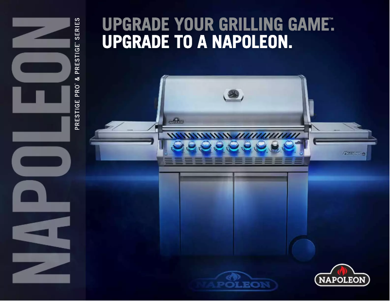 Página 1 del manual Folleto Napoleon Prestige PRO 825