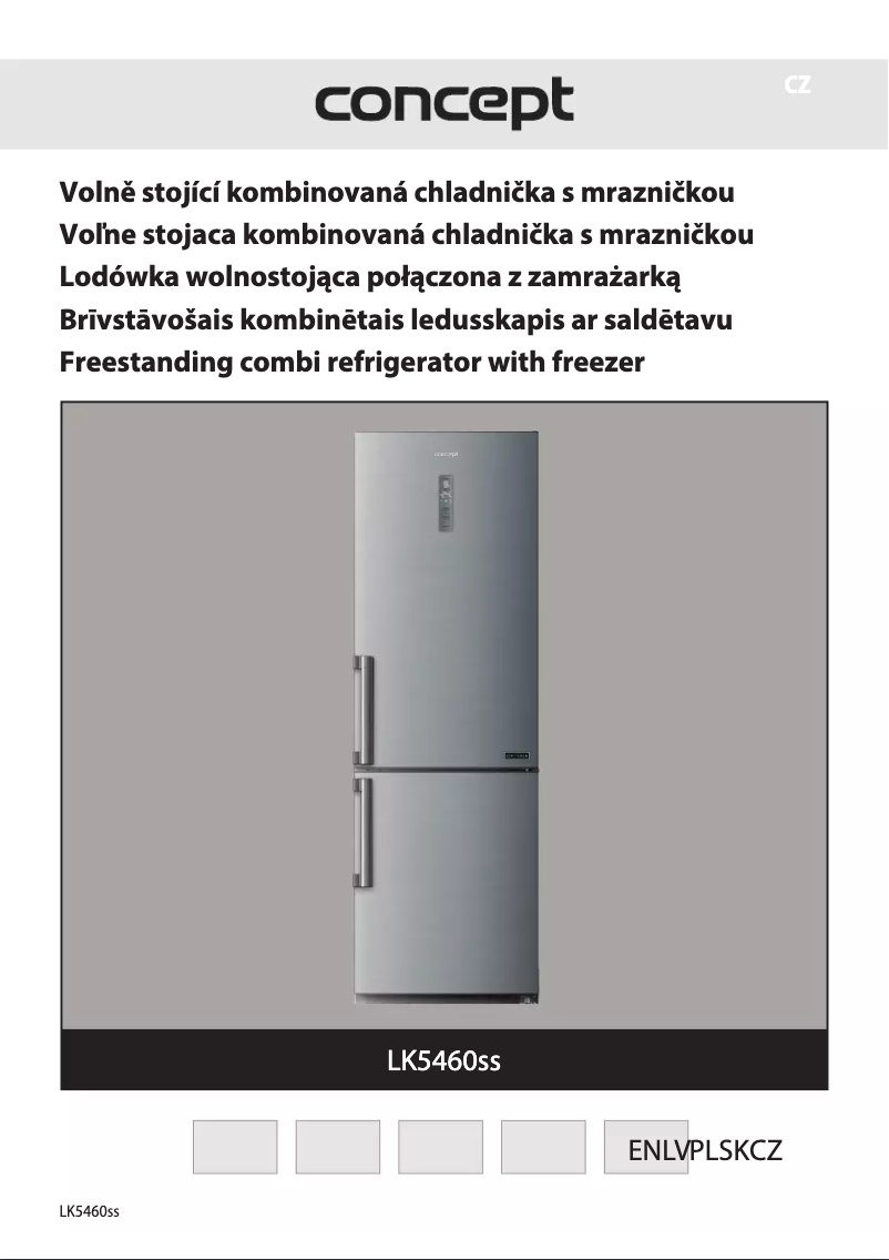 Imagen de la primera página del manual del dispositivo LK5460SS