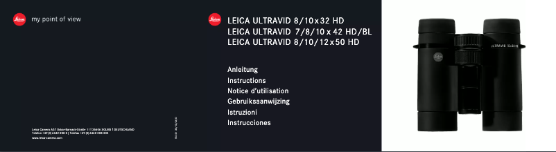 Página nº 1 - Manual de usuario Leica Ultravid HD-PLUS 42