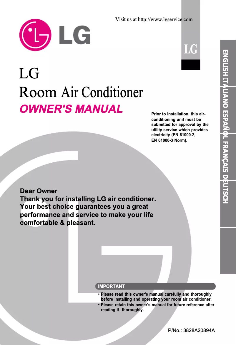 Imagen de la primera página del manual del dispositivo BS-H0964DM0