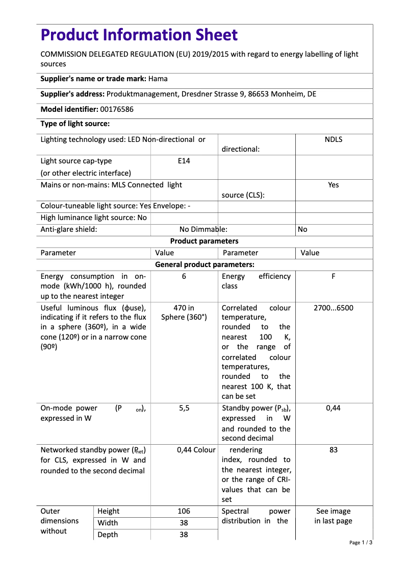 Imagen de la primera página del manual del dispositivo 00176586