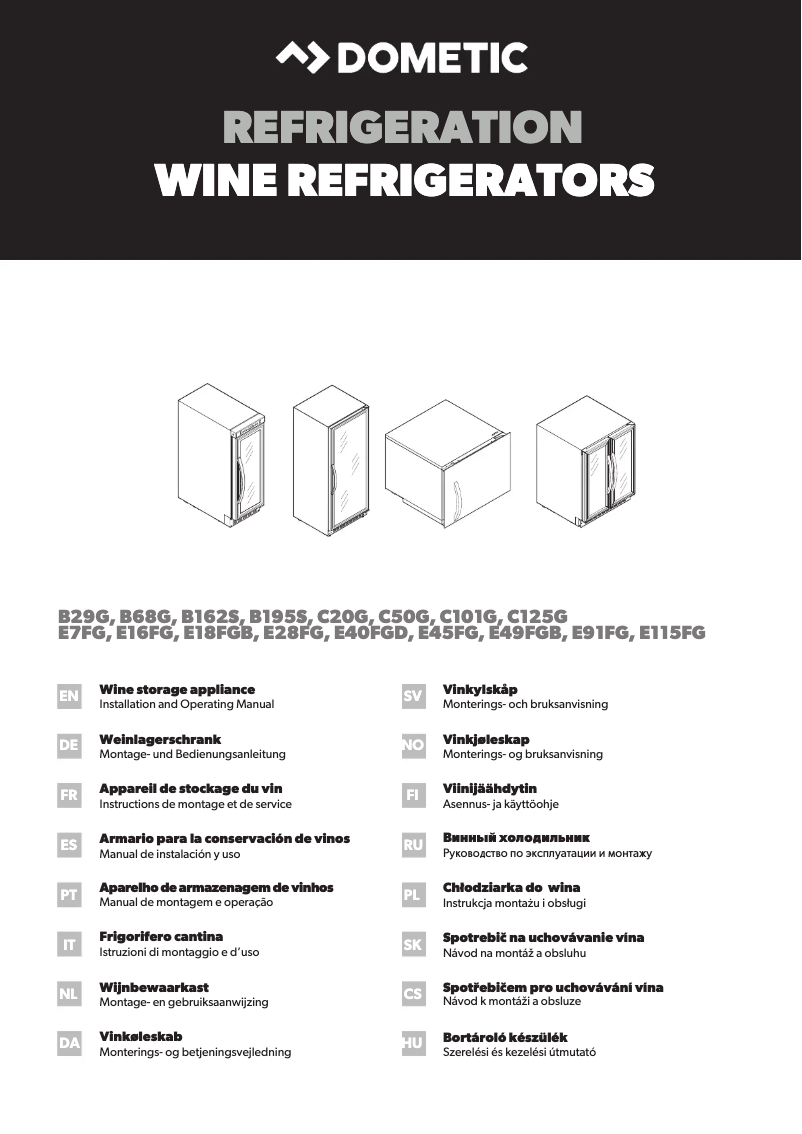 Imagen de la primera página del manual del dispositivo B29G