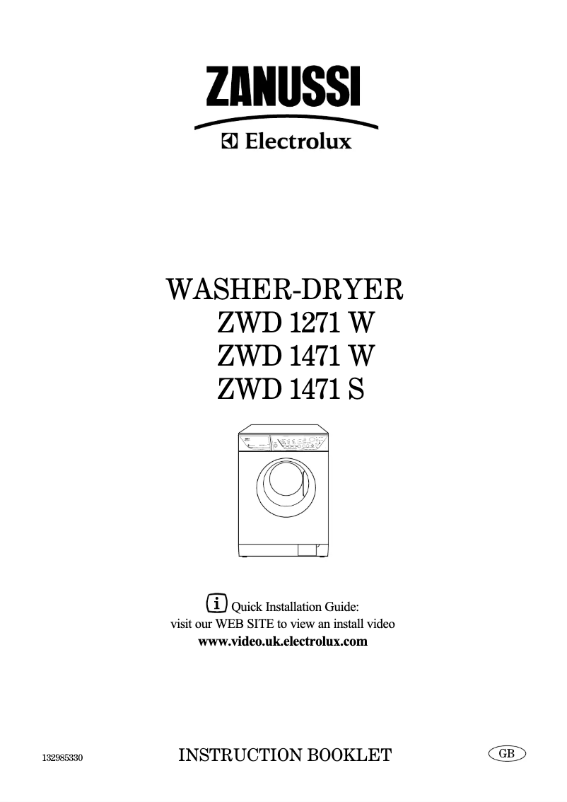 Página 1 del manual Manual de usuario Zanussi-Electrolux ZWD1471W