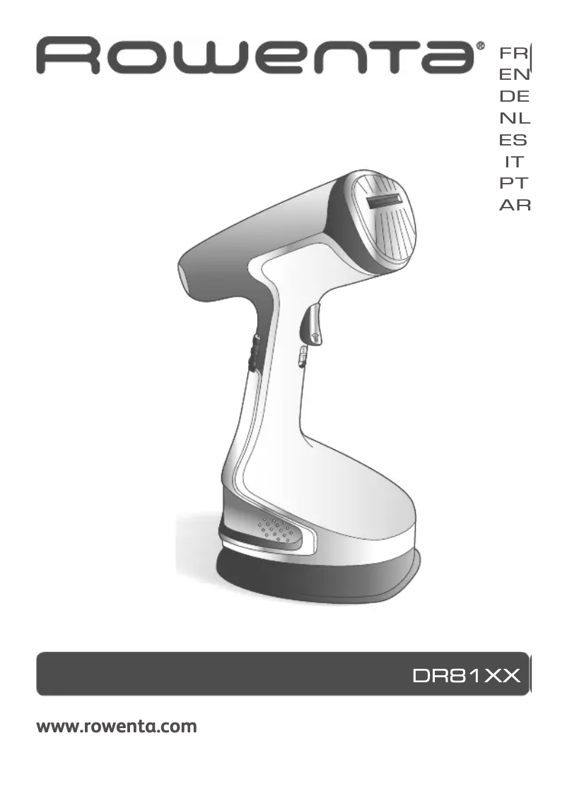 Imagen de la primera página del manual del dispositivo Access Steam DR8095