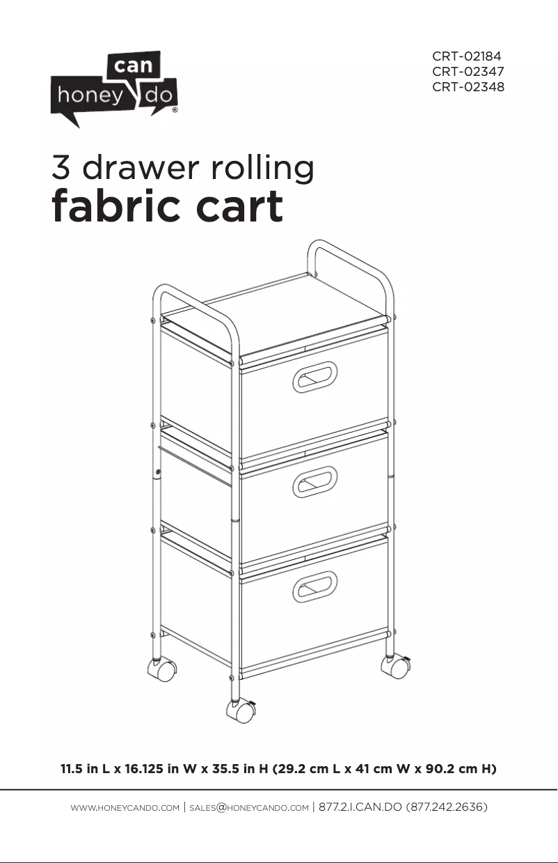 Imagen de la primera página del manual del dispositivo CRT-02348