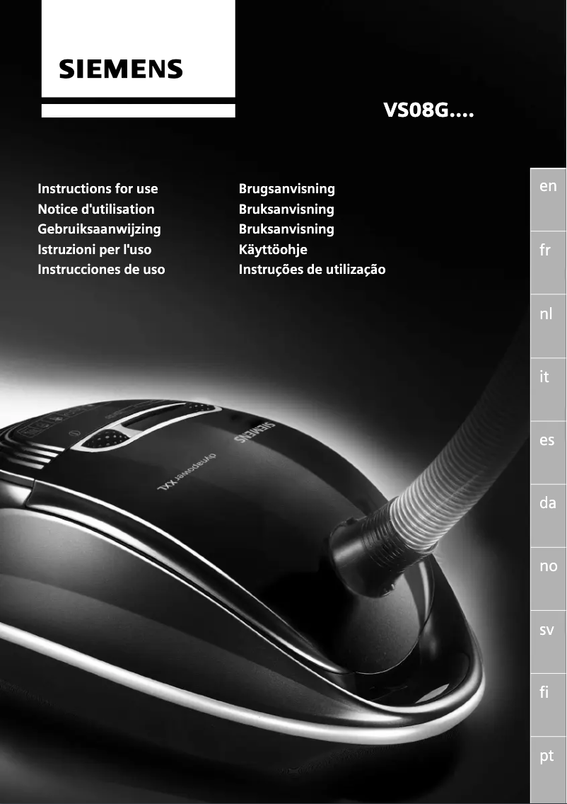 Imagen de la primera página del manual del dispositivo VS08GP1269