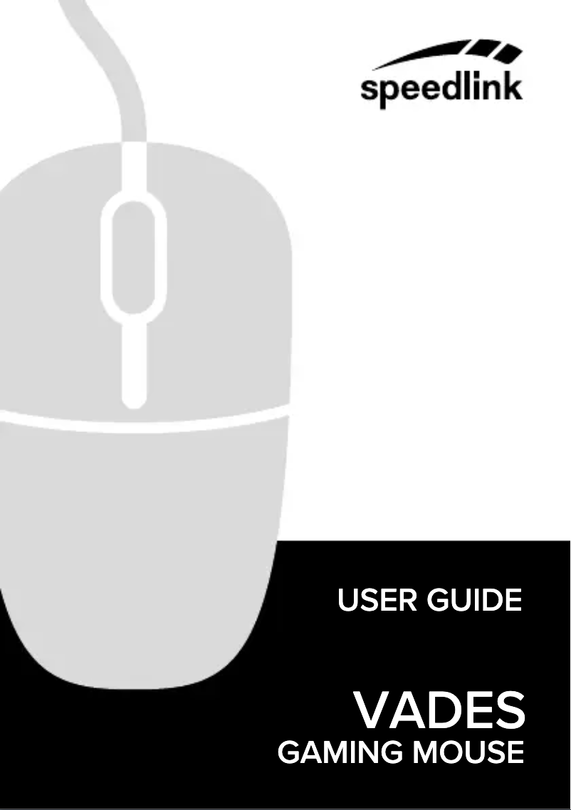 Página 1 del manual Manual de usuario Speed-Link Vades