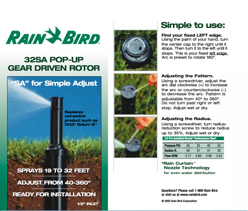 Imagen de la primera página del manual del dispositivo 32SA