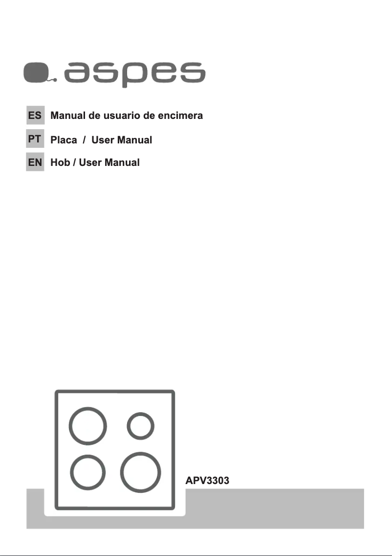 Imagen de la primera página del manual del dispositivo APV3303