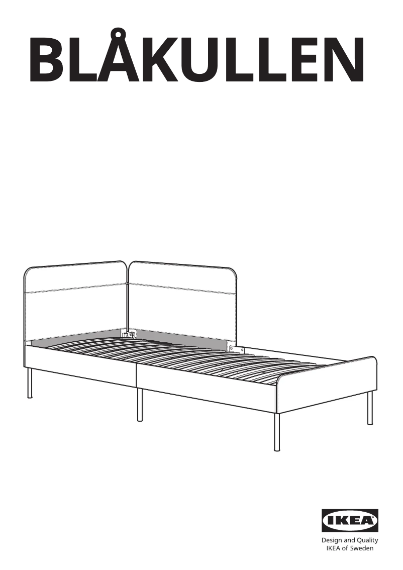 Página 1 del manual Manual de usuario Ikea BLÅKULLEN 505.071.86