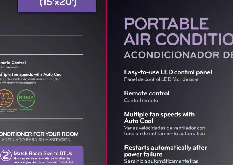 Página 1 del manual Folleto LG LP1015WNR