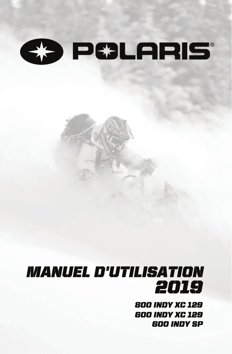 Página 1 del manual Manual de usuario Polaris 600 Indy SP 129 (2019)