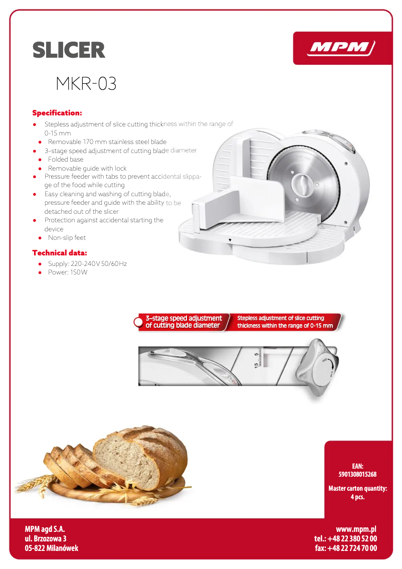 Imagen de la primera página del manual del dispositivo MKR-03