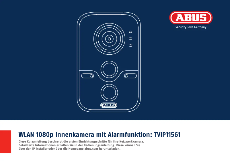 Página 1 del manual Manual de usuario Abus TVIP11561