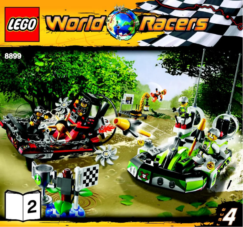 Página 1 del manual Manual de usuario Lego Racers 8899
