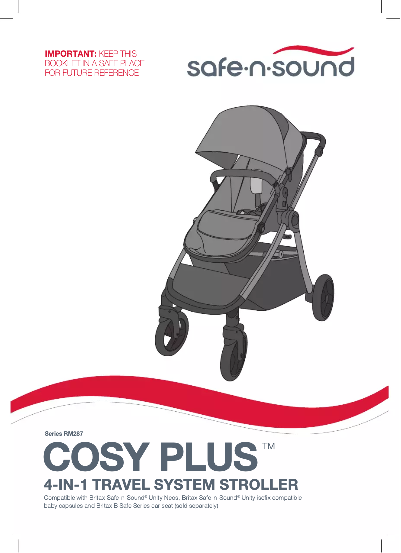 Página 1 del manual Manual de usuario Safe-n-Sound Cosy Plus