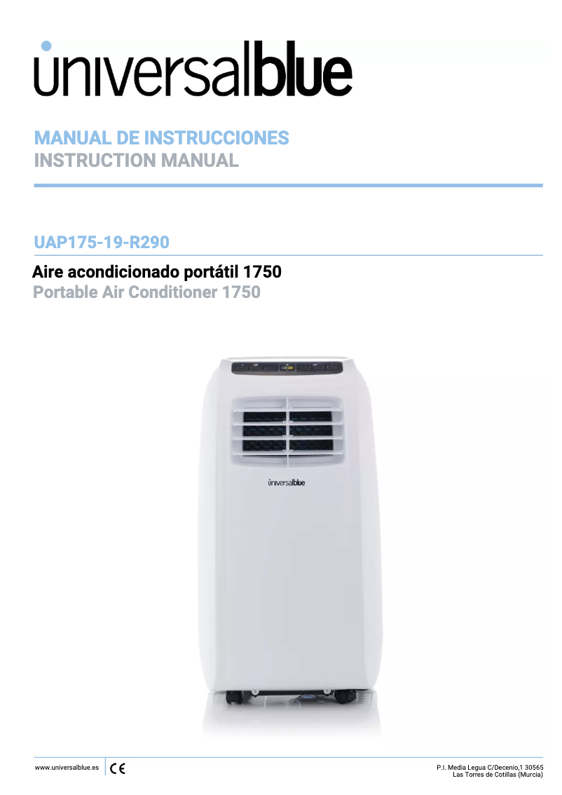 Página 1 del manual Manual de usuario Universal Blue Grandvalira II 1750