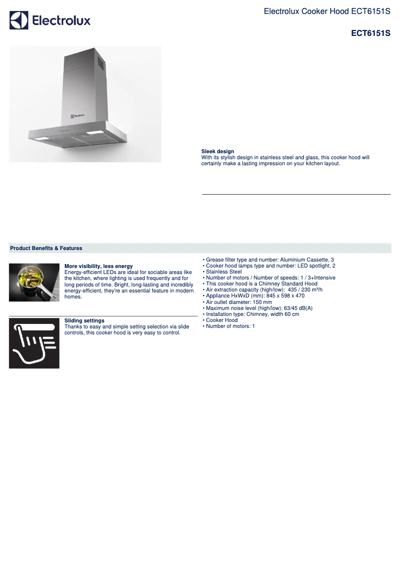 Página 1 del manual Manual de usuario Electrolux ECT6151S