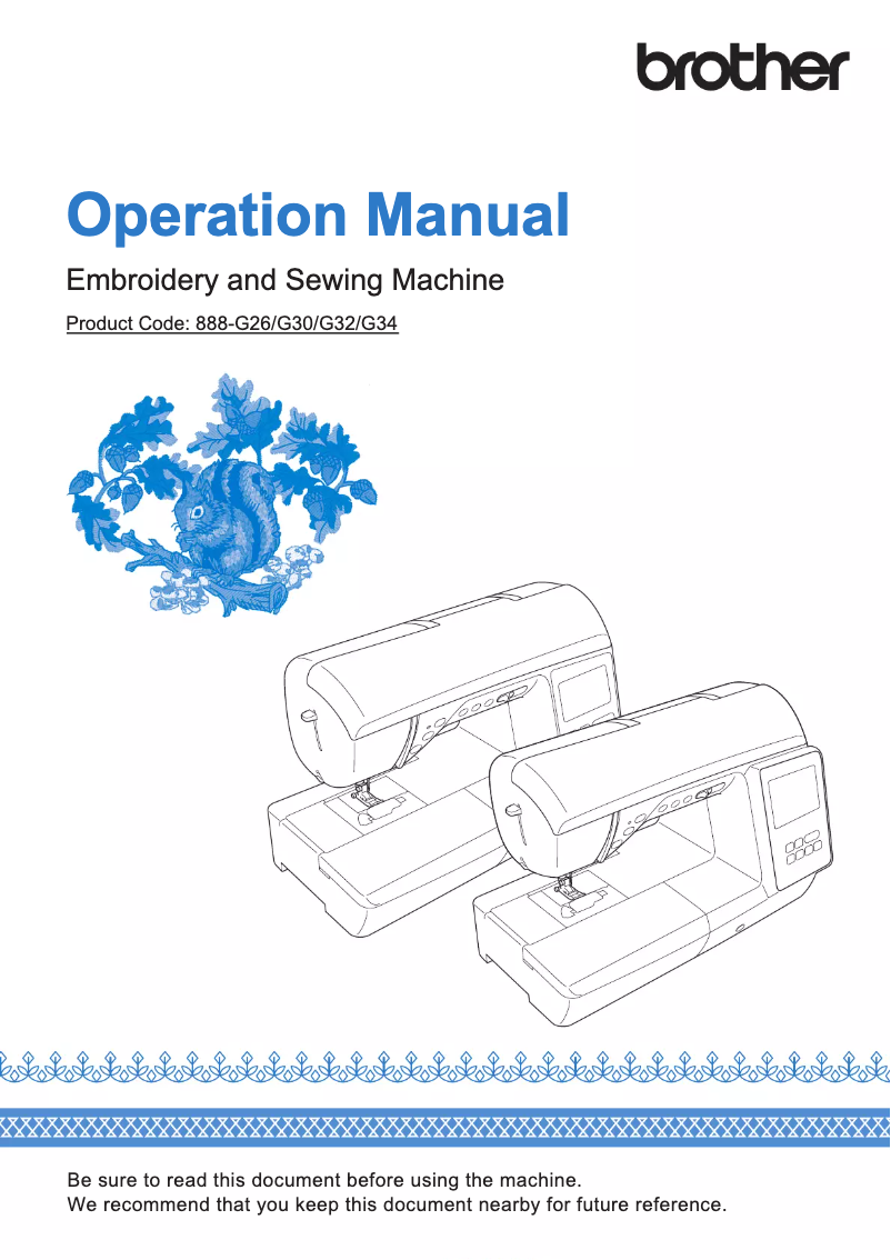 Página 1 del manual Manual de usuario Brother Innov-is NV2750D