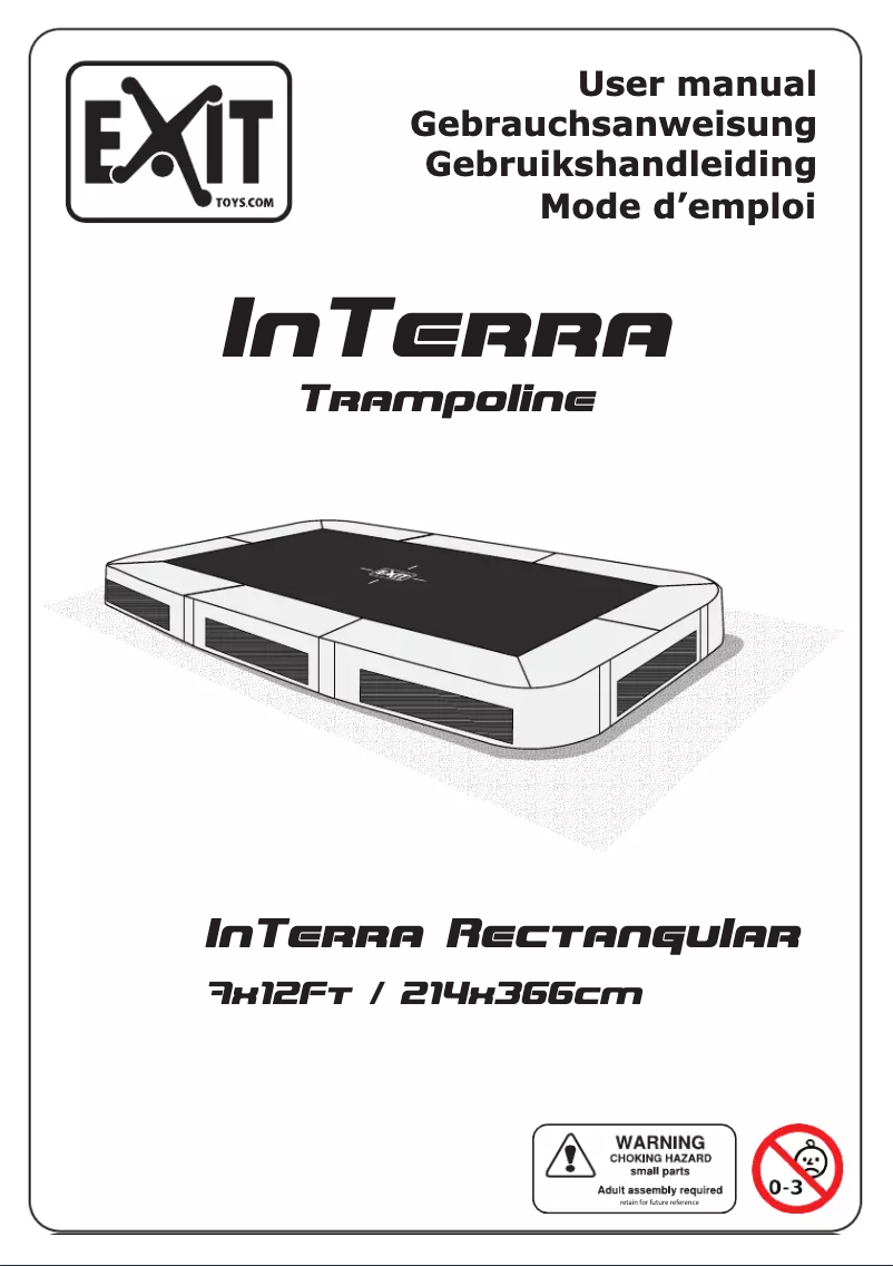 Imagen de la primera página del manual del dispositivo InTerra Rectangular