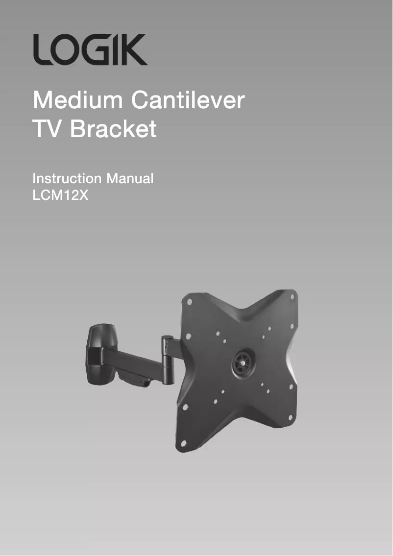 Imagen de la primera página del manual del dispositivo LCM12X