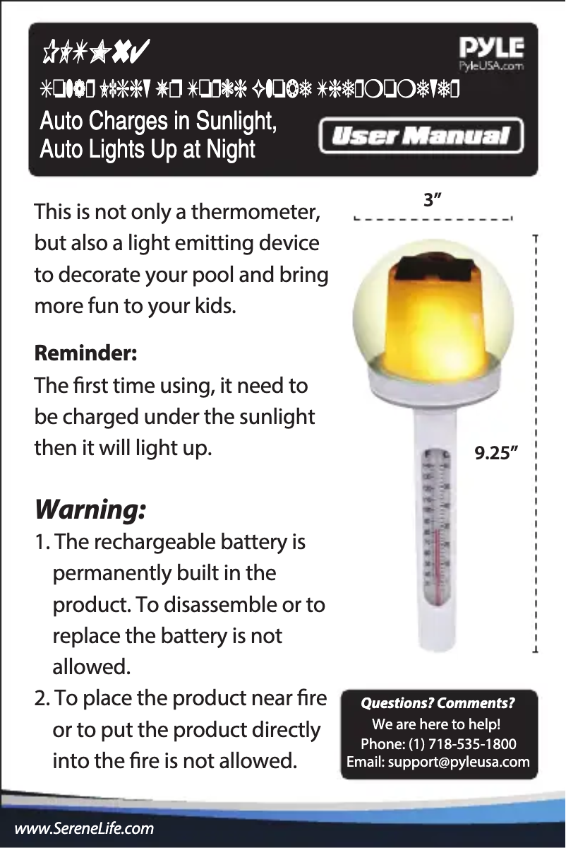 Imagen de la primera página del manual del dispositivo PLTM64