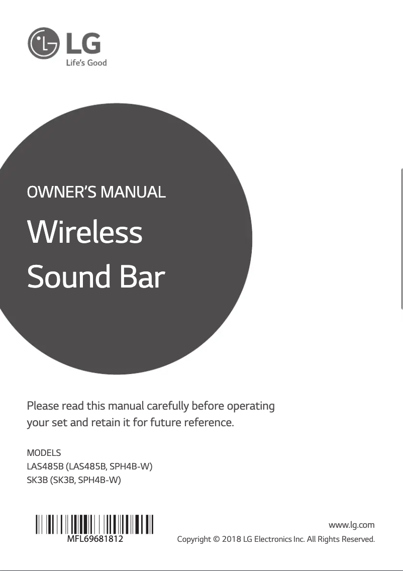 Imagen de la primera página del manual del dispositivo SK3B