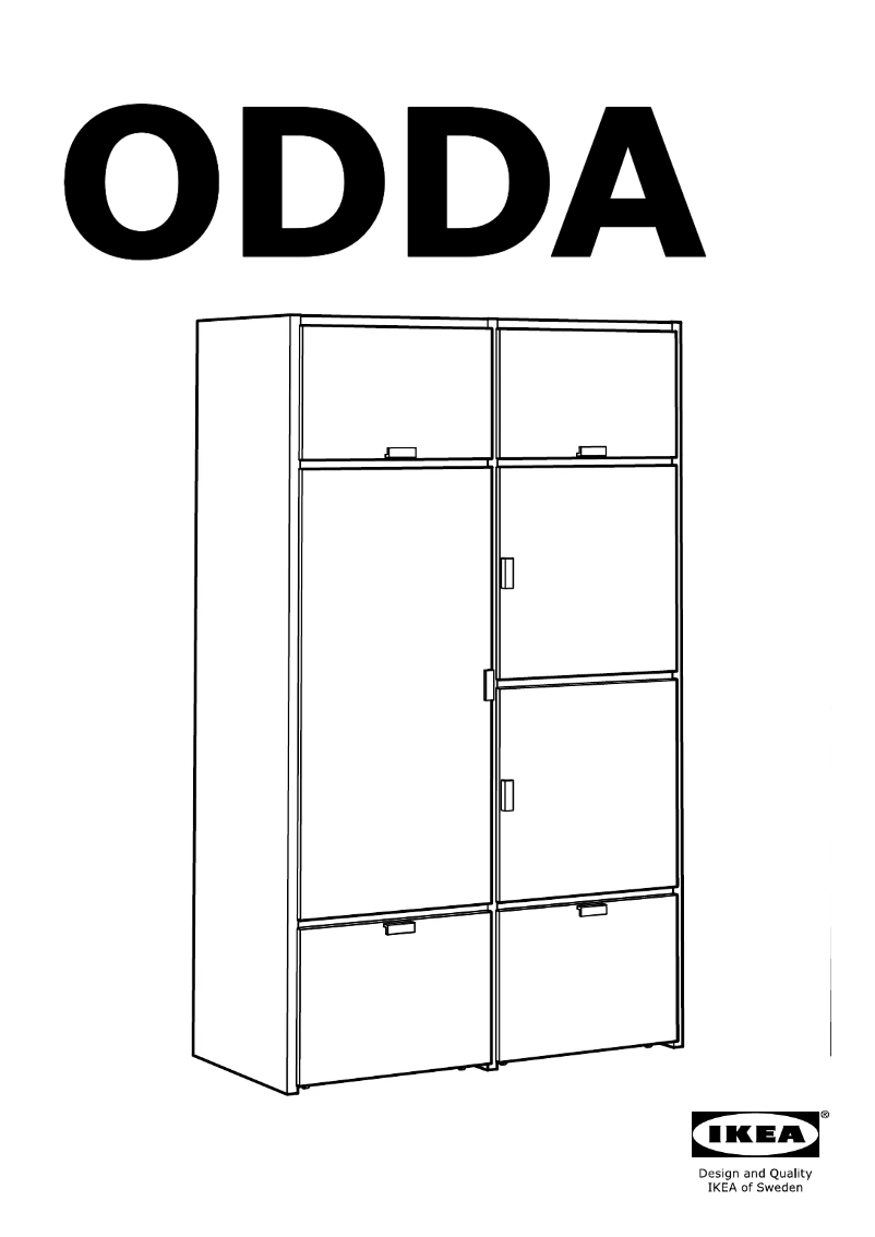 Página 1 del manual Manual de usuario Ikea ODDA