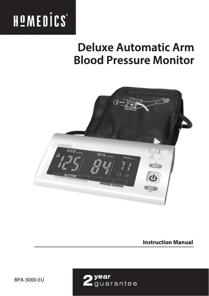 Imagen de la primera página del manual del dispositivo BPA-3000-EU