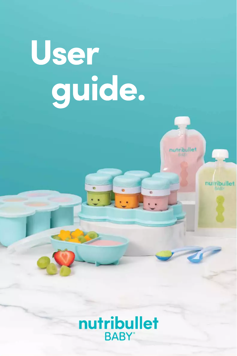 Imagen de la primera página del manual del dispositivo Baby & Toddler Meal Prep Kit