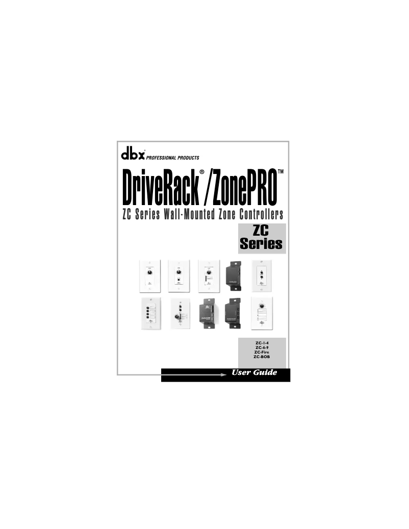 Imagen de la primera página del manual del dispositivo ZC-8