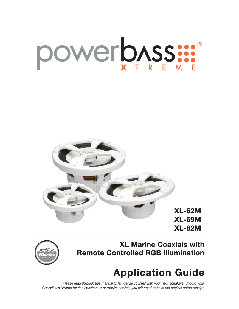 Imagen de la primera página del manual del dispositivo XL-62M