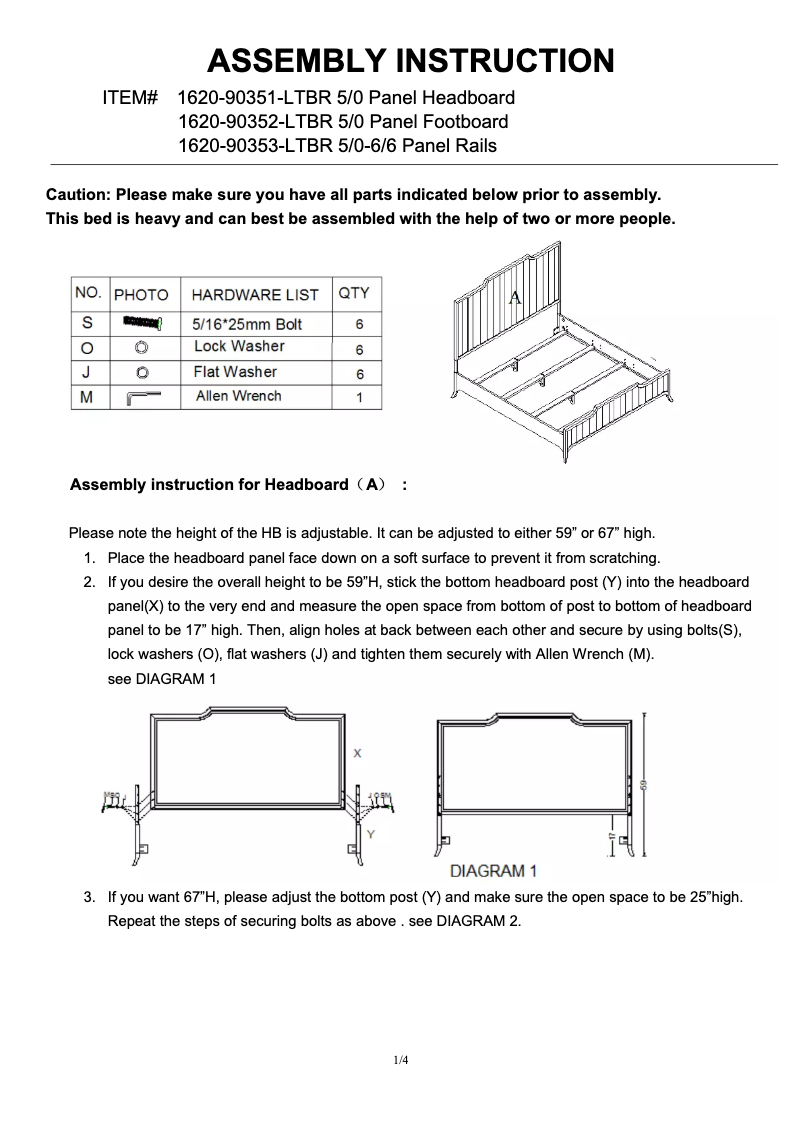 Página 1 del manual Manual de usuario Hooker 1620-90353-LTBR