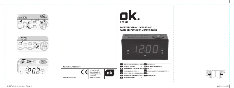Página nº 1 - Manual de usuario OK OCR 310