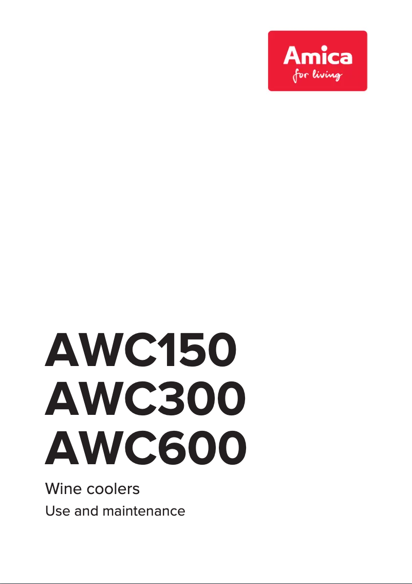 Página nº 1 - Manual de usuario Amica AWC600