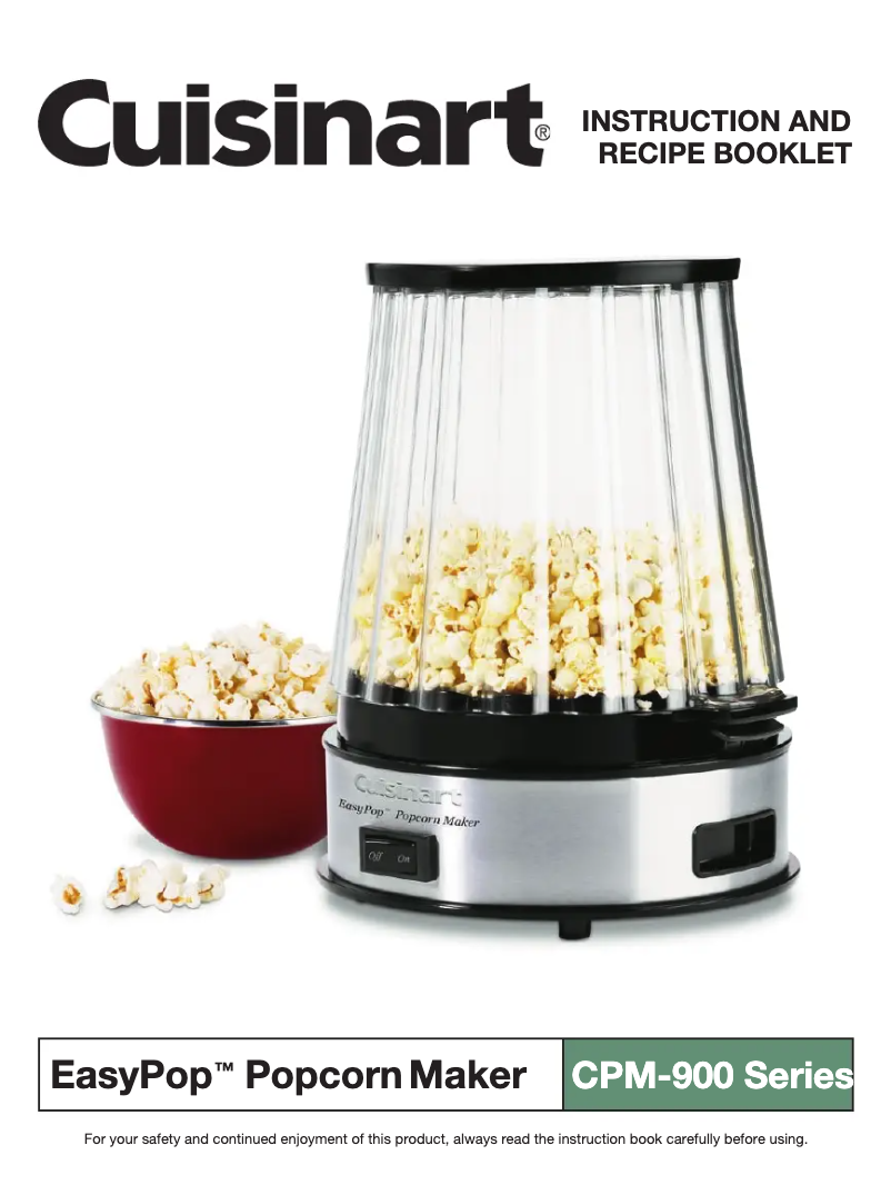 Imagen de la primera página del manual del dispositivo EasyPop CPM-900