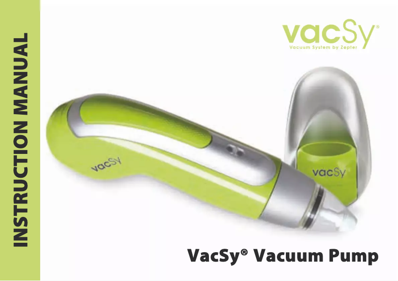 Página 1 del manual Manual de usuario Zepter VacSy Vacuum Pump VS-P