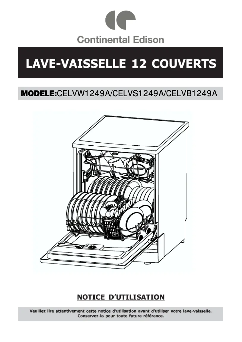 Imagen de la primera página del manual del dispositivo CELVB1249A