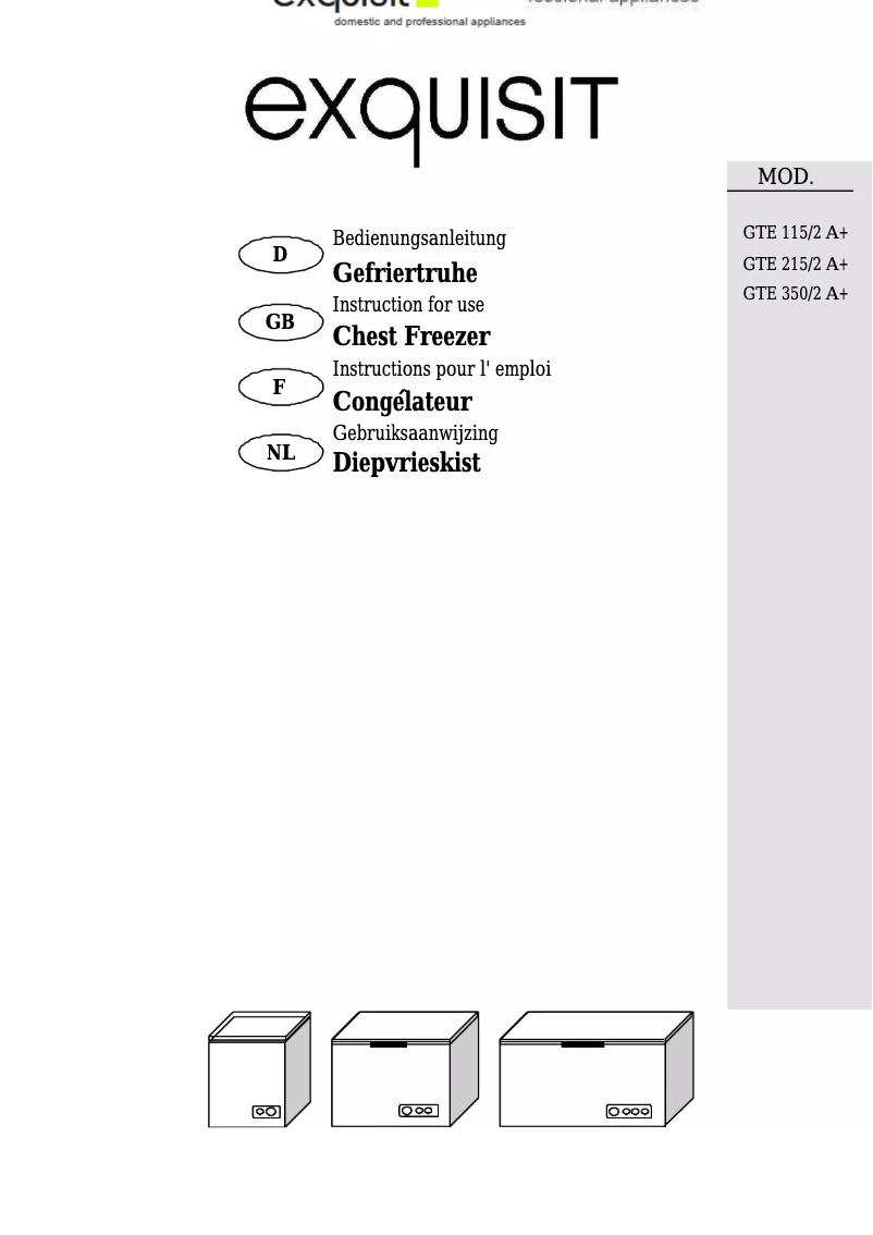 Imagen de la primera página del manual del dispositivo GTE 215