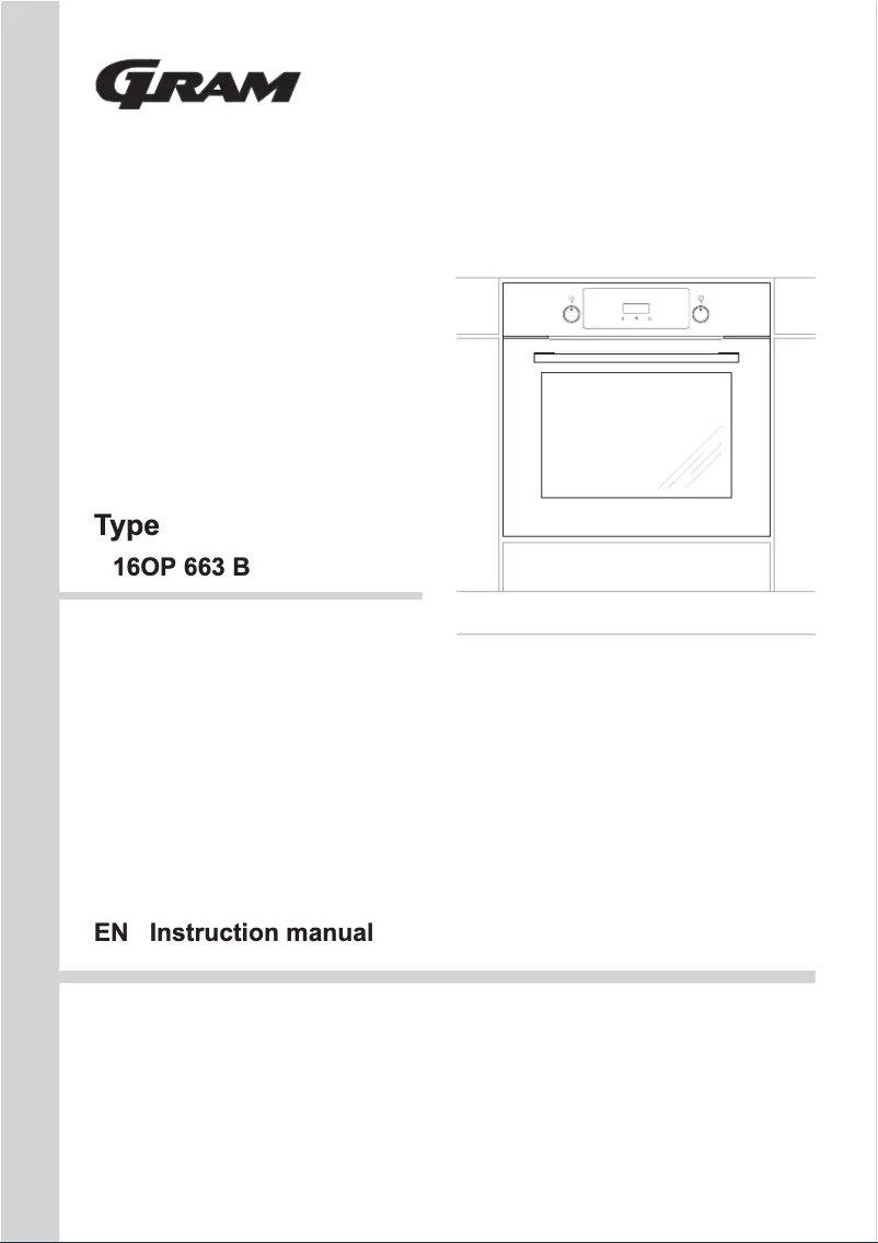 Página 1 del manual Manual de usuario Gram 16OP 663 B
