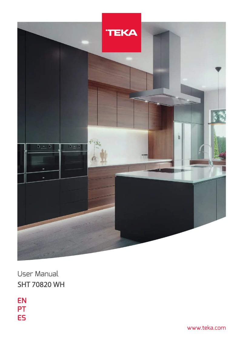 Imagen de la primera página del manual del dispositivo SHT 70820 WH