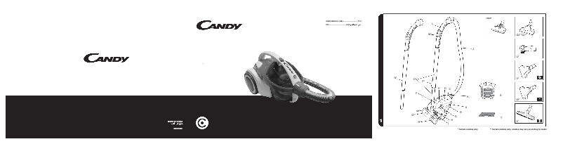 Página 1 del manual Manual de usuario Candy CAF1400 019