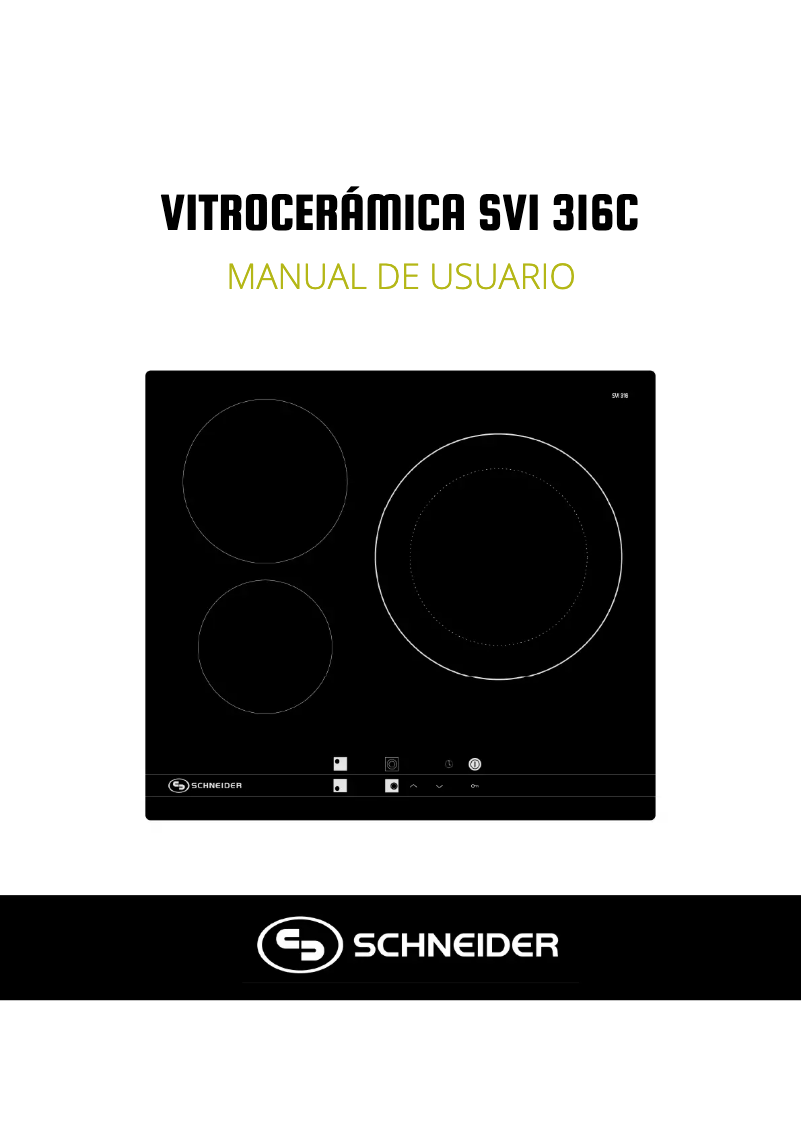 Imagen de la primera página del manual del dispositivo SVI 316C
