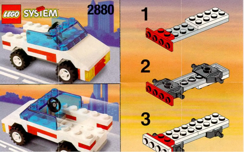 Página 1 del manual Manual de usuario Lego WHITE SPORTS CAR