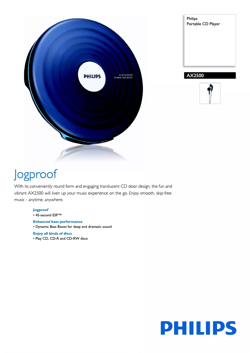 Imagen de la primera página del manual del dispositivo AX2500