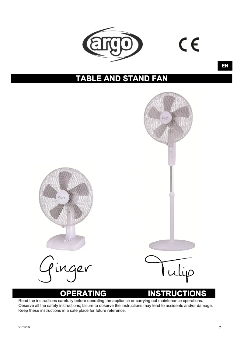 Imagen de la primera página del manual del dispositivo Ginger