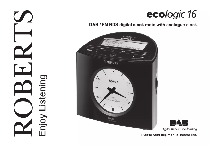 Página 1 del manual Manual de usuario Roberts Ecologic 16