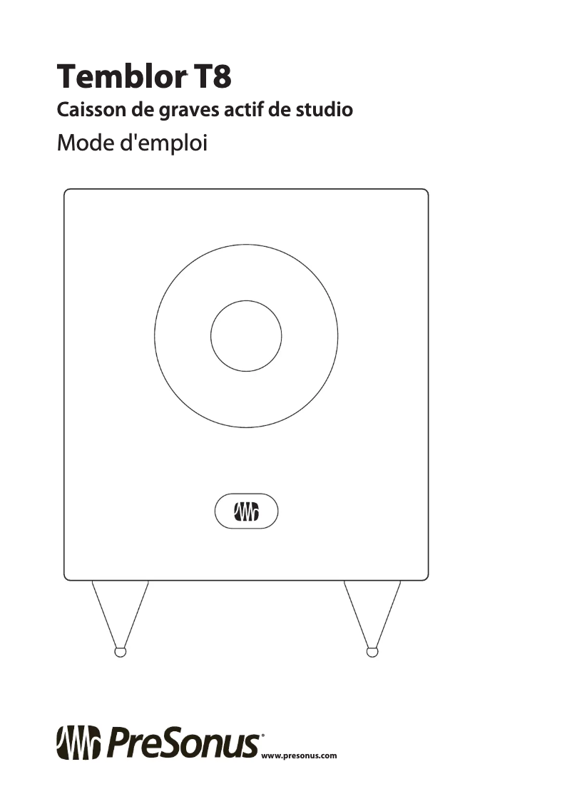 Imagen de la primera página del manual del dispositivo Temblor T8
