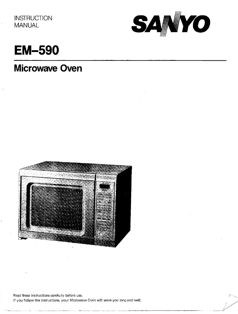 Imagen de la primera página del manual del dispositivo EM-590