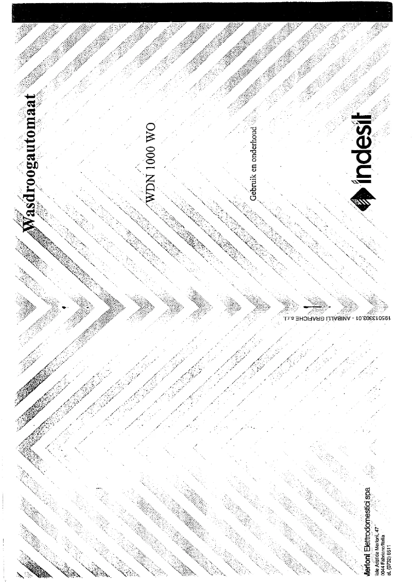 Página 1 del manual Manual de usuario Indesit WDN 1000 WO